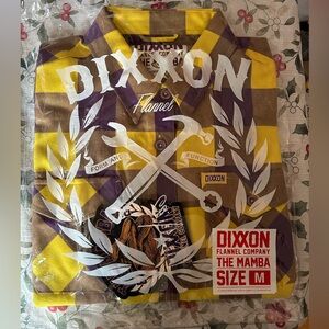 NIB women’s dixxon flannel medium “the mamba” Kobe Bryant